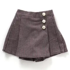 【新品】アプレレクール プリーツスカート風キュロット 80cm