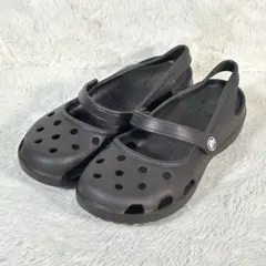 【新品未使用品】CROCS メリージェーン W7 ミッキー クロックス メリージェーン crocs W7 ミッキー - メルカリ