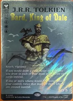 MTG ホビット 谷間の国の王、バルド サージFoil 日本語版 - メルカリ