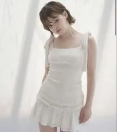 andmary Juni cotton long dress white 新品 - メルカリ