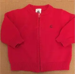 プチバトー カーディガン 6m