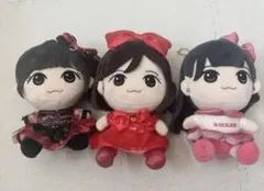 FRUITS ZIPPER 月足天音 ぬいぐるみ 3個セット