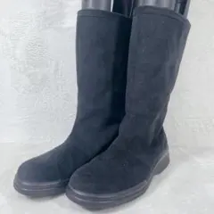 極美品✨トップドライ ゴアテックス ミドルブーツ スエード 25 4E 黒