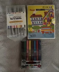 水性 マーカー ペン 3点