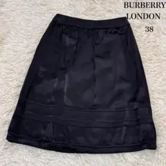 美品　BURBERRY LONDON　シルク100% スカート　三陽商会　38