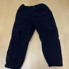UNIQLO 暖パン　キッズ ブラック ロングパンツ 100