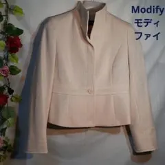 モディファイ　ベージュ　ハイネック　ジャケットのサムネイル