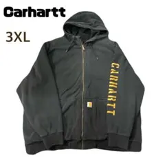 Carhartt ブラックパーカー 3XL