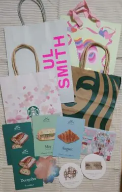 スタバショップバッグ&コースター&ポストカード
