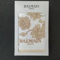 BALMAIN PARIS フェイスタオル 花柄 ベージュ ホワイト　新品のサムネイル