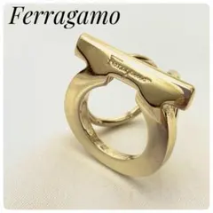 美品‼Salvatore Ferragamoスカーフリング　ガンチーニ　ゴールド