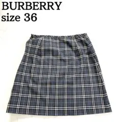 美品★BURBERRYブルーレーベル ミニスカート ノバチェック 36
