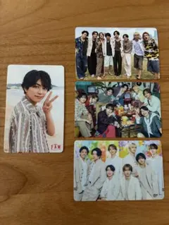 トレカ ４種 初回A B 通常盤 timelesz FAM 佐藤勝利　猪俣周杜