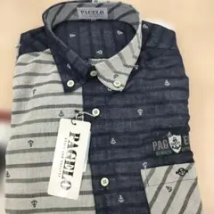 PAGELO 長袖シャツ アンカー柄 LLサイズのサムネイル