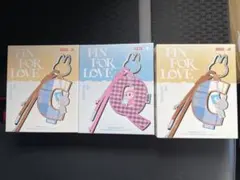 未開封PIN FOR LOVE イニシャルチャームラブブ3個セット