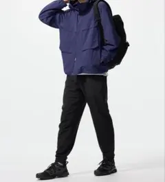 UNIQLO ウルトラストレッチアクティブジョガーパンツ　ブラック／S