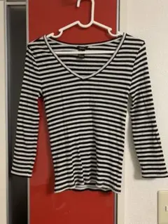 FOREVER 21 ボーダーカットソー トップスのサムネイル