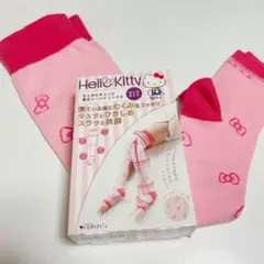 HELLO KITTY 着圧 靴下 ロングタイプ Lサイズ