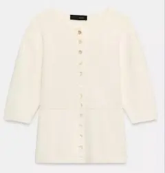 【ZARA】ショートスリーブニットカーディガン(サイズM)