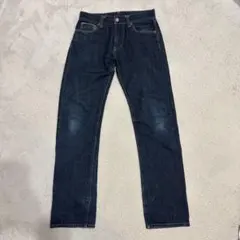 ユニクロ UJ S002レギュラーフィットストレート 濃紺W30