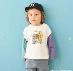 プティマイン　セサミストリート　長袖Tシャツ　130