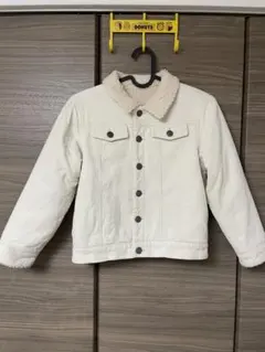 インセクト コレクション/ ボア襟付きホワイトジャケット