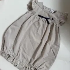 POLO Baby ベージュロンパース　80