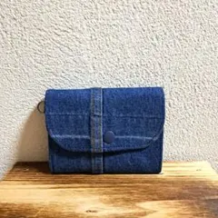 デニムリメイク ミニ財布 コンパクト財布