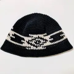 クラッシャーハット バケットハット グランジ 古着 クロシェハット オルティガ.