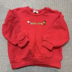 MIKIHOUSE 赤 トレーナー 90