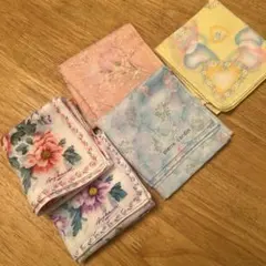 ハンカチセット 5セット 花柄