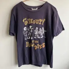 【古着】邦ロック　THE BAWDIES Tシャツ ネイビー　Mのサムネイル