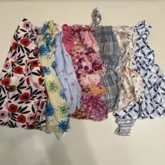 ベビー ワンピース ロンパース 7点セット
