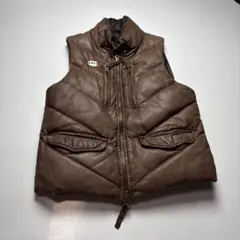 share spirit archive leather down vestのサムネイル
