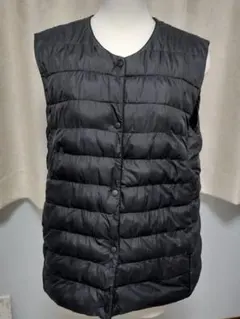 ユニクロ　パフテックベストＸＬ 中古　ブラック