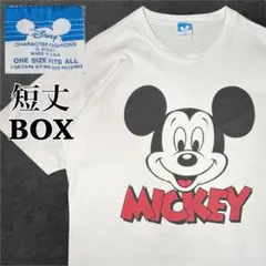希少XL☆Disney Tシャツ 全身ミッキープリント ビッグロゴ グレー 