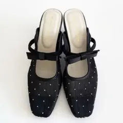 【ORiental TRaffic】2025リボンベルトストーンシアーミュール