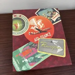 ルイヴィトン R08013 30 ポストカード エアーラインズラベルズ レッド