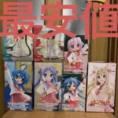けいおん! らき☆すた フィギュア まとめ売り 7体セット 開封済みのサムネイル