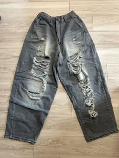 M.P Studios ダメージ加工 デニムパンツ サイズS - メルカリ