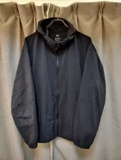 ユニクロ ポケッタブルUVカットパーカ/NANODESIGN　黒