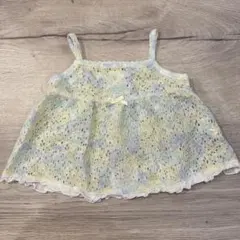 レース編みタンクトップ 70サイズ