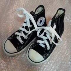 Converse All Star ブラック ハイカット　17cm