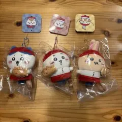 新品未開封 ちいかわ焼き マスコット ぬいぐるみ ちいかわ　ハチワレ うさぎ ①