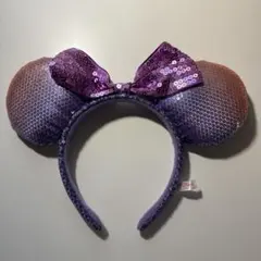 ミッキー型スパンコールカチューシャ