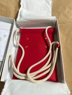 Maison Margiela レッド スマホショルダーバッグ　ポーチ