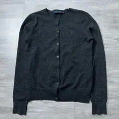 美品 Ralph Lauren ラルフローレン カシミヤ混 カーディガン S刺繍