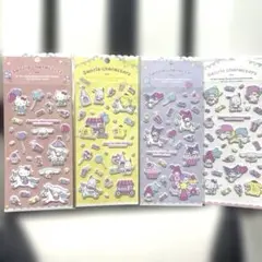 公式 サンリオキャラクターズ マシュマロシール 4枚セット