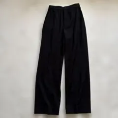 近年モデル✨カレンソロジー　シェルタリングストレートパンツ　黒　リネン混のサムネイル