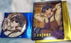 ドズル社　ワークス　ぼんじゅうる　缶バッチとクリアカード